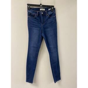 Jessica Simpson High Rise Skinny Blue Jeans Sz 25
